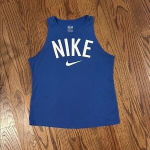 Nike Royal Blue Running Tank Top, Size S, Dri Fit, Nike Running